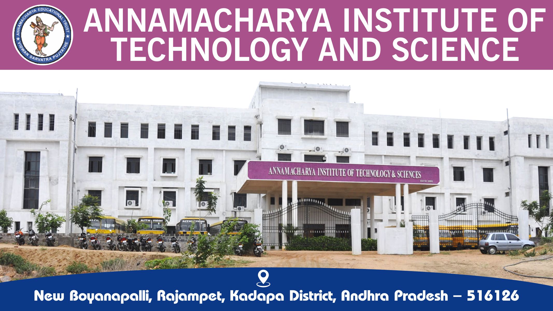 Out Side View of Annamacharya Institute Of Technology And Sciences - AITS-TPT